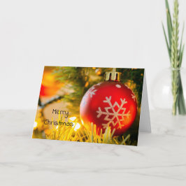 Frohe Weihnachtskarte Karte