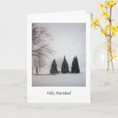Frohe Weihnachtskarte Karte (Gelbe Blume)