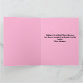 Frohe Weihnachtskarte Karte (Innenseite)