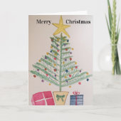 Frohe Weihnachtskarte Karte (Vorderseite)