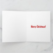 Frohe Weihnachtskarte Karte (Innenseite)