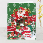 Frohe Weihnachtskarte Karte (Gelbe Blume)