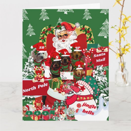 Frohe Weihnachtskarte Karte (Gelbe Blume)