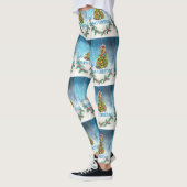 Frohe Weihnachtskarte Leggings (Links)