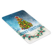 Frohe Weihnachtskarte Magnet (Rechte Seite)
