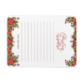 Frohe Weihnachtskarte Magnet (Horizontal)