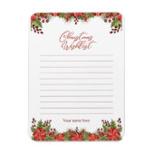 Frohe Weihnachtskarte Magnet (Vertikal)