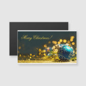 Frohe Weihnachtskarte Magnetkarte (Vorne/Hinten)
