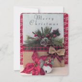 Frohe Weihnachtskarte Mitteilungskarte (Vorderseite)