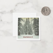 Frohe Weihnachtskarte Mitteilungskarte (Vorderseite/Rückseite Beispiel)