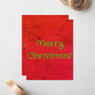 Frohe Weihnachtskarte Mitteilungskarte