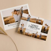 Frohe Weihnachtskarte | Modern Holiday Foto Card