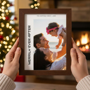 Frohe Weihnachtskarte nach fröhlicher Familie Feiertagskarte