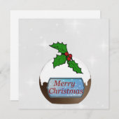 Frohe Weihnachtskarte Personalisiert Feiertagskarte (Vorne/Hinten)