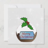 Frohe Weihnachtskarte Personalisiert Feiertagskarte (Vorderseite)