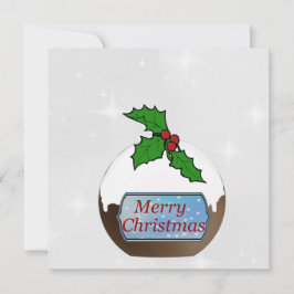 Frohe Weihnachtskarte Personalisiert Feiertagskarte