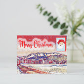 Frohe Weihnachtskarte Postkarte (Stehend Vorderseite)