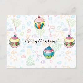 Frohe Weihnachtskarte Postkarte