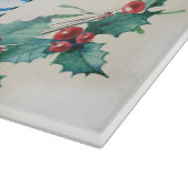 Frohe Weihnachtskarte Schneidebrett (Ecke)