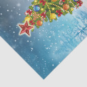 Frohe Weihnachtskarte Seidenpapier (Ausschnitt)