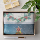 Frohe Weihnachtskarte Seidenpapier (Geschenk)