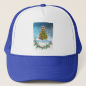 Frohe Weihnachtskarte Truckerkappe (Vorderseite)