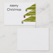 Frohe Weihnachtskarte Visitenkarte (Vorne/Hinten)