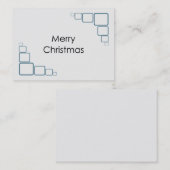 Frohe Weihnachtskarte Visitenkarte (Vorne/Hinten)