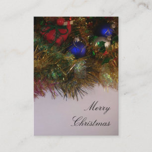 Frohe Weihnachtskarte Visitenkarte