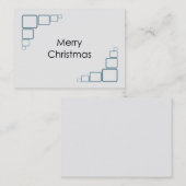 Frohe Weihnachtskarte Visitenkarte (Vorne/Hinten)