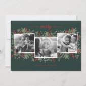 Frohe Weihnachtskarte von Evergreen (Vorderseite)