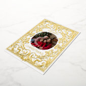 Frohe Weihnachtskarte Vorlage Jugendstil bearbeitb (Gedreht)