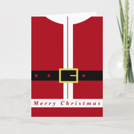 Frohe Weihnachtskarte Weihnachtsmann Karte