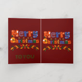 Frohe Weihnachtskarten (Innen Abgelegt)
