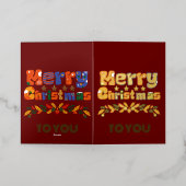 Frohe Weihnachtskarten (Äußere Ablage)