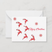 Frohe Weihnachtskarten 2023 Mitteilungskarte (Vorderseite)