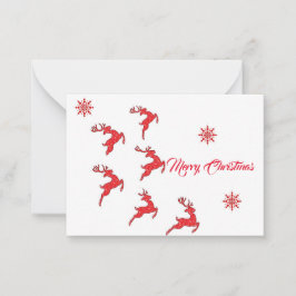 Frohe Weihnachtskarten 2023 Mitteilungskarte