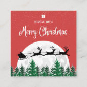 Frohe Weihnachtskarten Begleitkarte (Vorderseite)