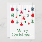 Frohe Weihnachtskarten Feiertagskarte (Vorderseite)