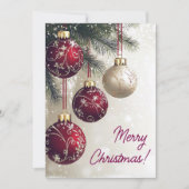 Frohe Weihnachtskarten Feiertagskarte (Vorderseite)