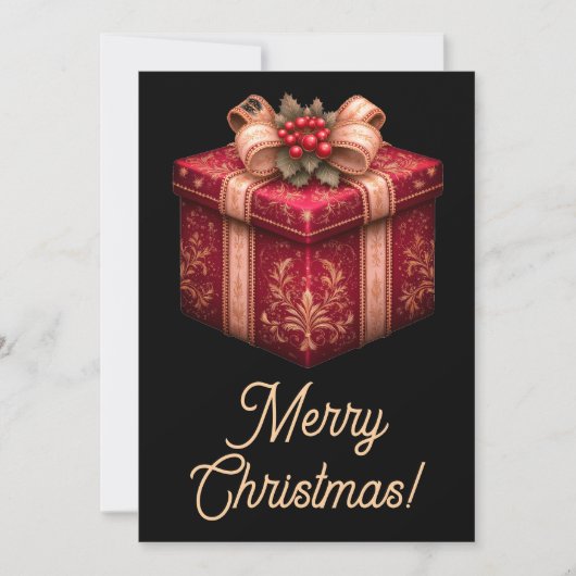 Frohe Weihnachtskarten Feiertagskarte (Vorderseite)