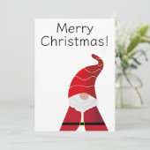 Frohe Weihnachtskarten Feiertagskarte (Stehend Vorderseite)