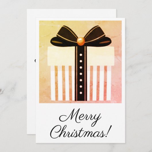 Frohe Weihnachtskarten Feiertagskarte (Vorne/Hinten)