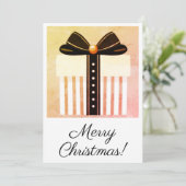 Frohe Weihnachtskarten Feiertagskarte (Stehend Vorderseite)