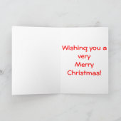 Frohe Weihnachtskarten Feiertagskarte (Innenseite)