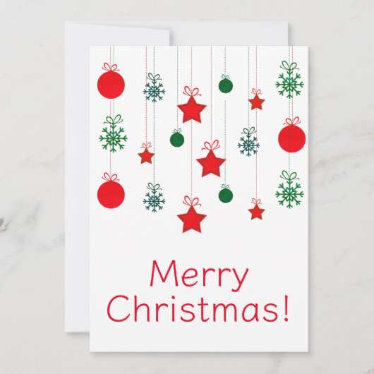 Frohe Weihnachtskarten Feiertagskarte (Vorderseite)