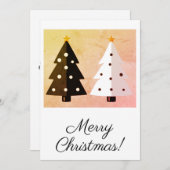 Frohe Weihnachtskarten Feiertagskarte (Vorne/Hinten)