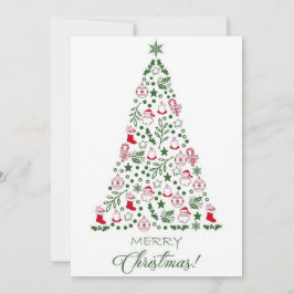 Frohe Weihnachtskarten Feiertagskarte