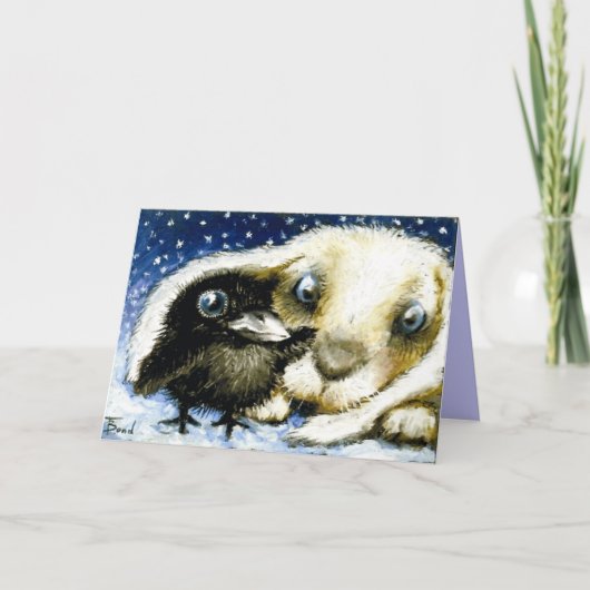 Frohe Weihnachtskarten Feiertagskarte (Vorderseite)