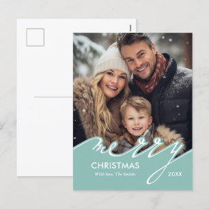 Frohe Weihnachtskarten Feiertagspostkarte
